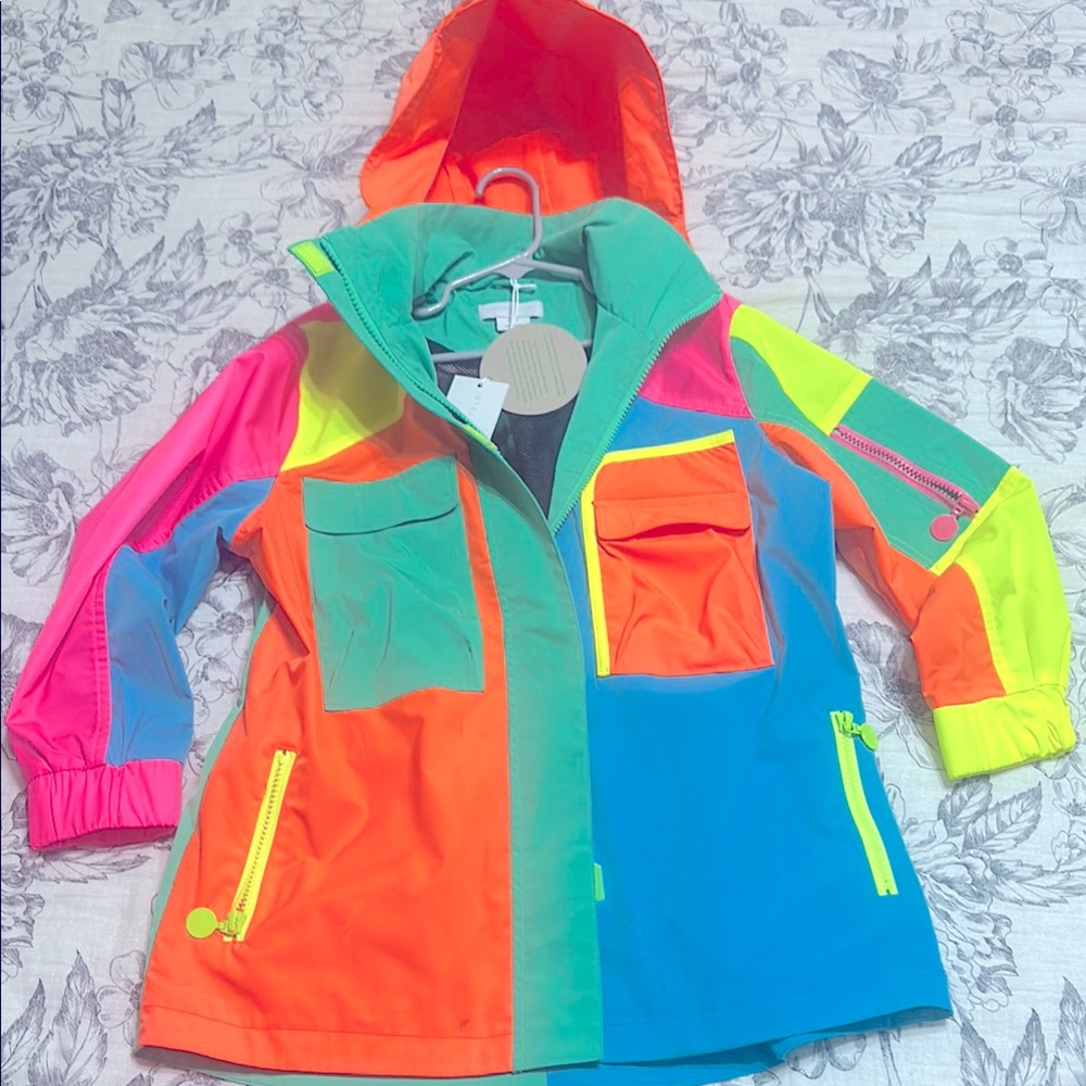 Stella McCartney
Kids colour-blocked hooded coat